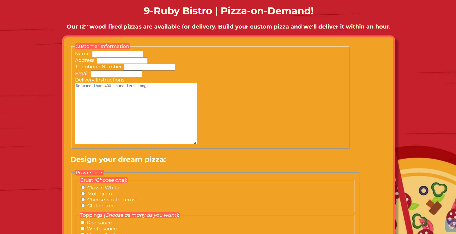 Pizza Project